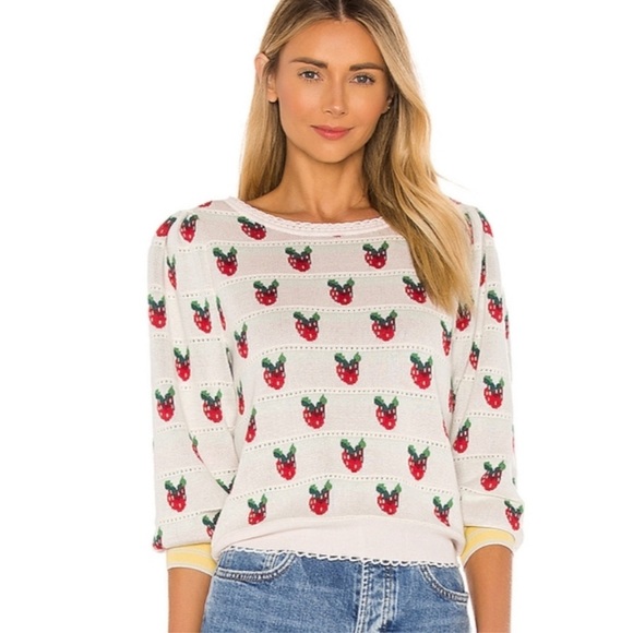 RARE Famous Isha Top Strawberry Revolve - Picture 9 of 11